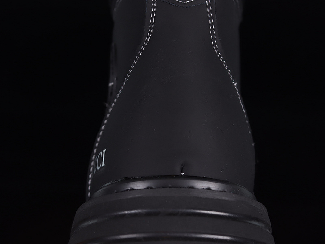 Gucci [9Y9209666]-[GU*CCI CASUAL FASHION TREND MARTIN BOOTS BLACK/BLACK/BLACK]-[MAN:39-44] - Image 6