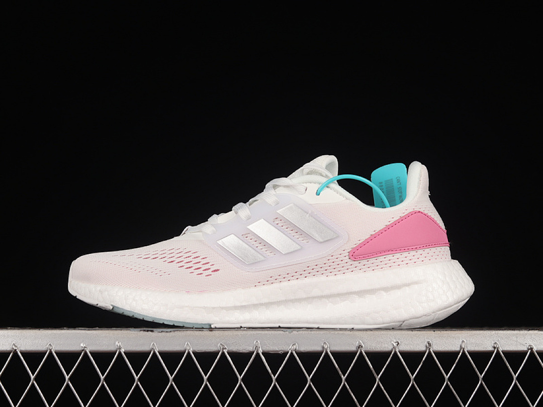 Unbranded [HQ1457]-[PUREBOOST 22 SHOES CLOUD WHITE/SILVER/LIGHT PINK]-[WOMAN:36-40], photo 1