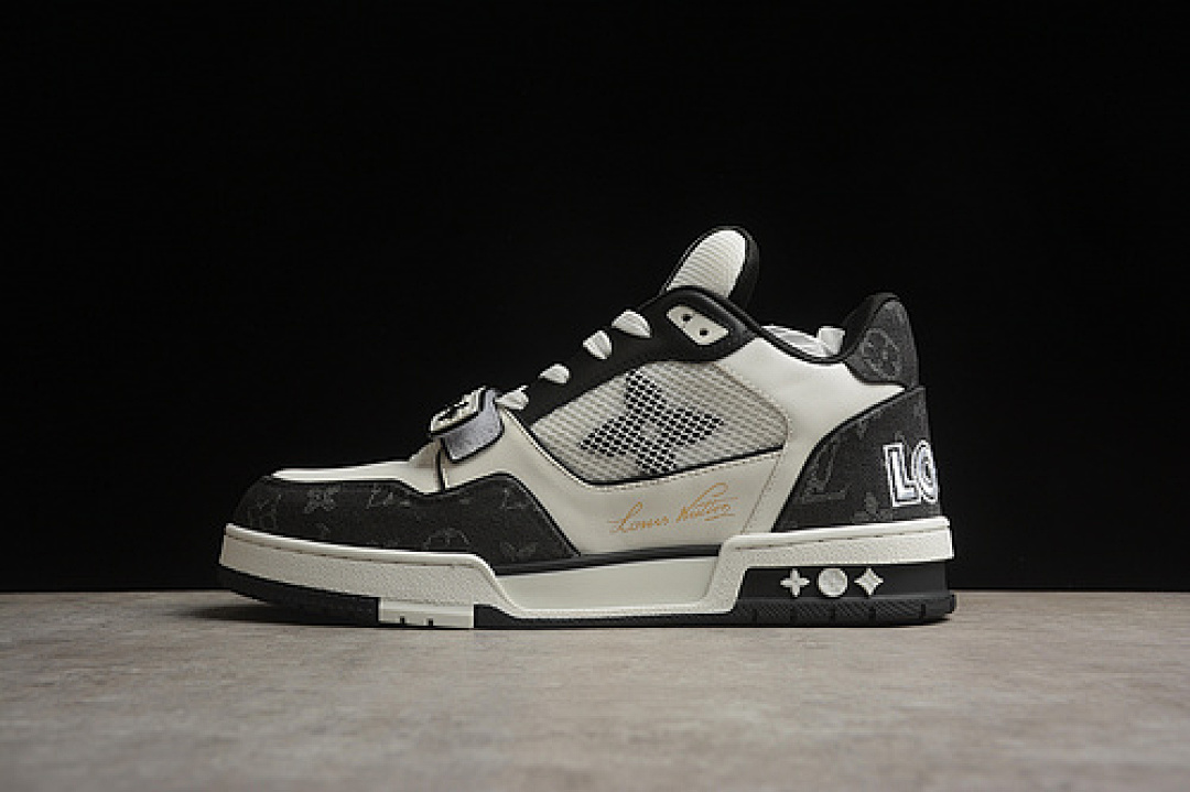 Louis Vuitton Louis Vuitton [2022TRAINER L*V TRAINER WHITE/BLACK/GREY]-[WOMAN:35-39]-[MAN:40-45], photo 1