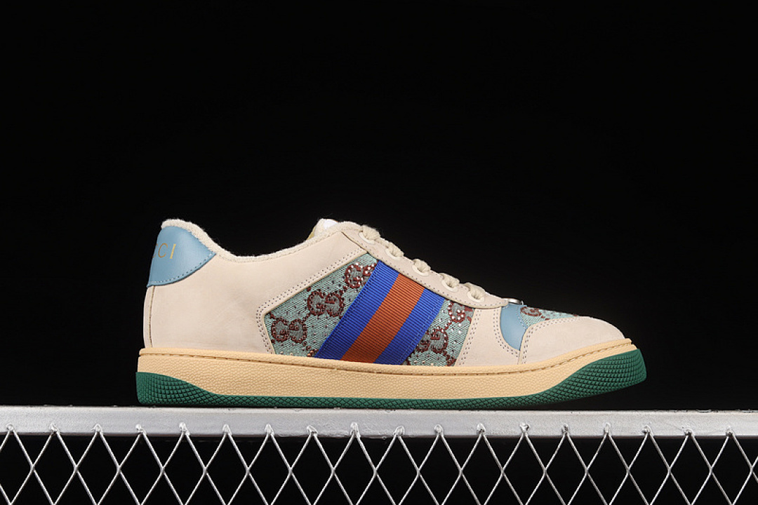 Gucci [GU*CCI DISTRESSED SCREENER SNEAKERS BLUE/RED/BEIGE]-[WOMAN:35-40] - Image 17