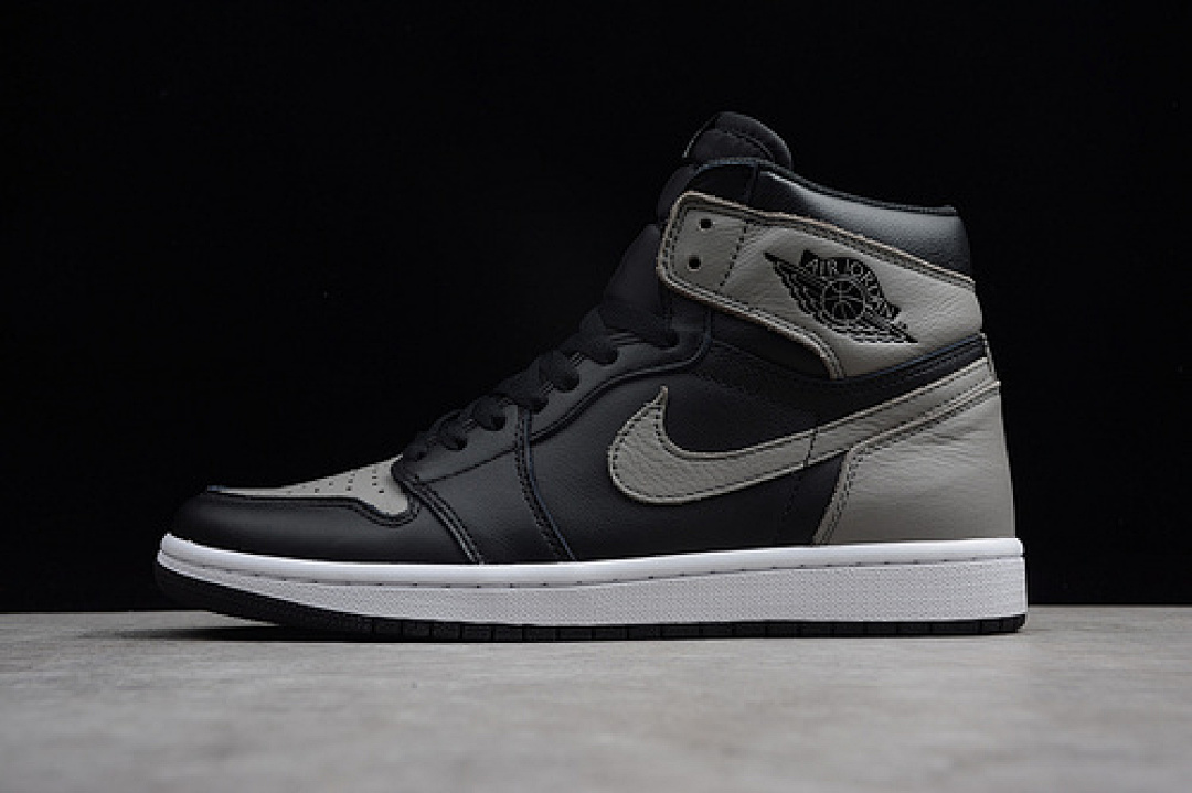 Jordan [555088-013]-[GET AIR JORDAN 1 RETRO HIGH OG SHADOW BLACK/MEDIUM GREY-WHITE]-[MAN:40-46]-[OG00220], photo 1