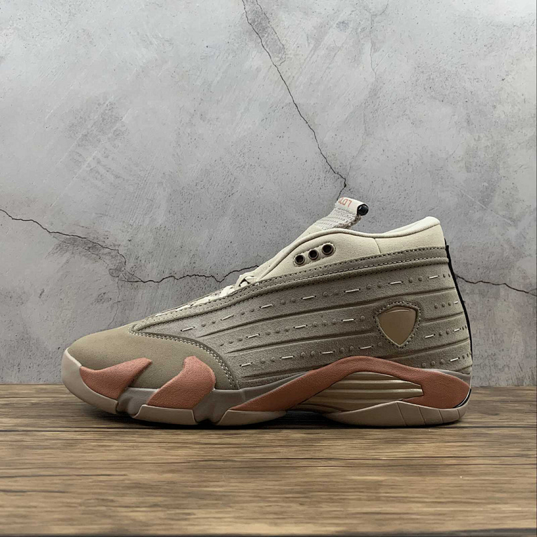 Jordan [DC9857-200]-[CLOT X AIR JORDAN 14 RETRO LOW TERRACOTTA SEPIA STONE/TERRA BLUSH/DESERT (SAND]), photo 1
