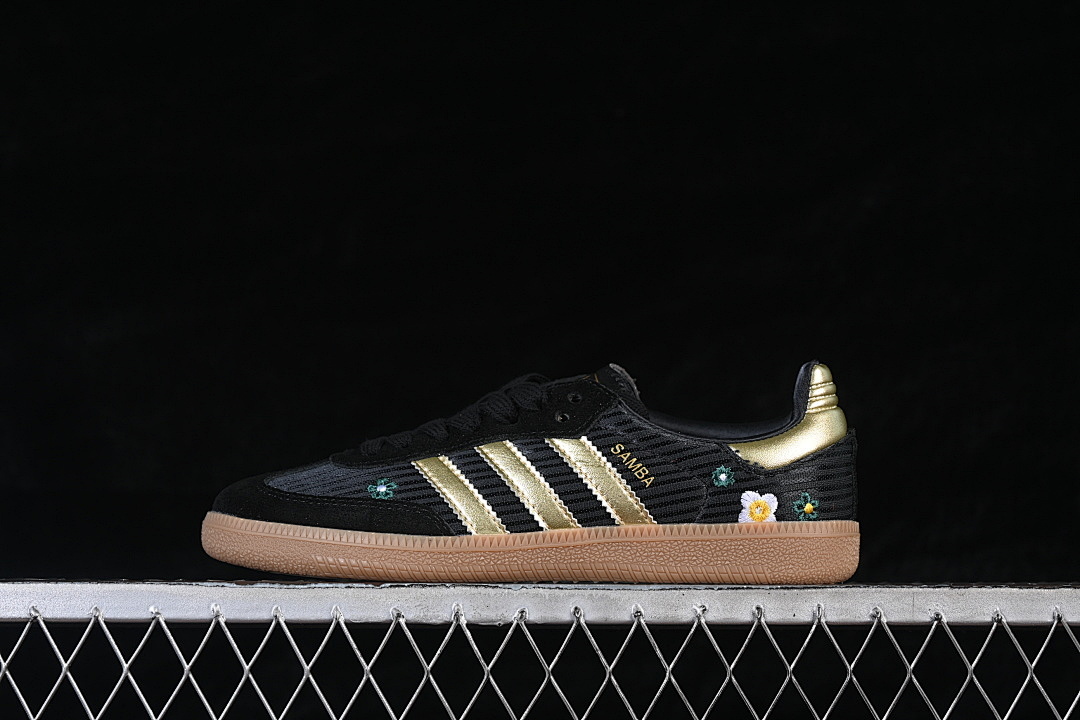 Adidas [IH1331]-[SAMBA OG CORE BLACK/GOLD METALLIC/GUM 4]-[WOMAN:35-39]-[MAN:40-41], photo 1