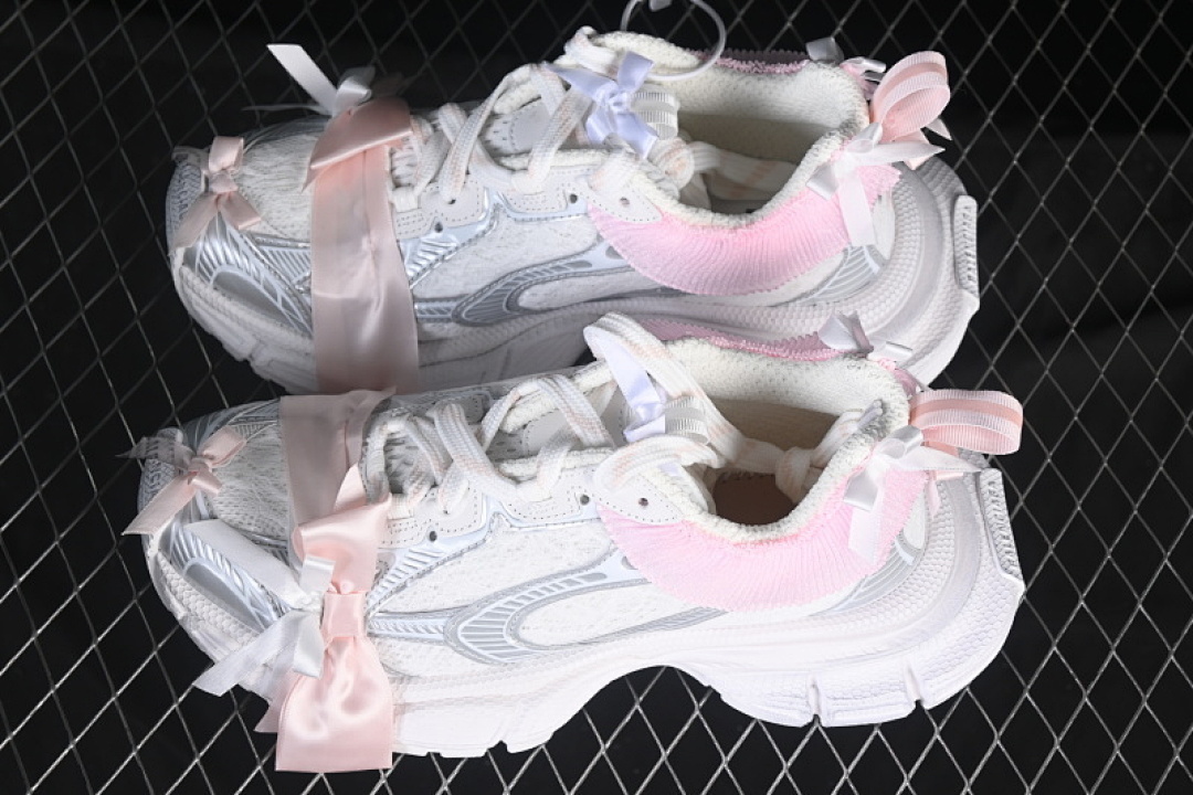 Balenciaga [WXLMC9050]-[3XL LACE/PU/EVA/RB WHITE/SILVER/PINK]-[WOMAN:35-39]-[MAN:40] - Image 12