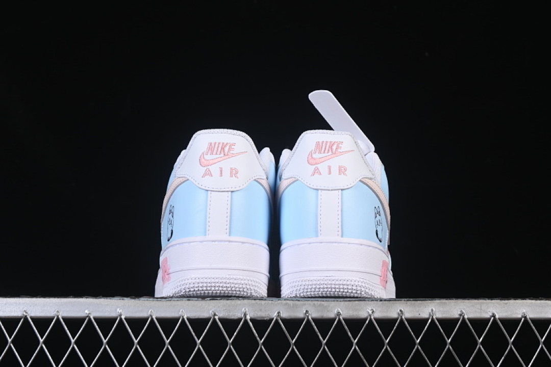 Nike [ZH0316-107]-[AIR FORCE 1 07 LOW WHITE/BLUE/PINK/BEIGE]-[WOMAN:36-39]-[MAN:40-45] - Image 14