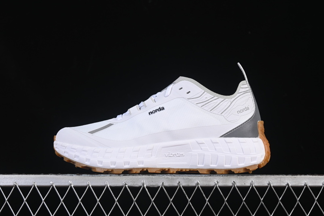 Norda [NORDA 001 DYNEEMA CASUAL RUNNING SHOES WHITE/DARK GRAY/KHAKI]-[WOMAN:36-39]-[MAN:40-45], photo 1