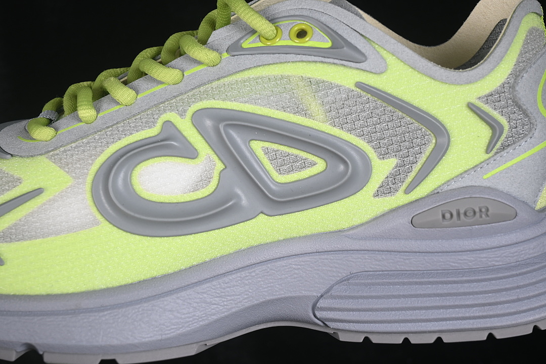 Dior [3SN342ABFH814]-[LOW-TOP CASUAL LIFESTYLE SHOES GREY/GREEN]-[WOMAN:38-39]-[MAN:40-47] - Image 7