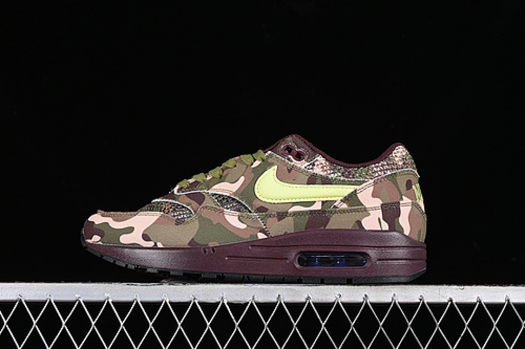 Nike AIR MAX 1 86 OG BIG BUBBLE CAMO EARTH/LIGHT LEMON TWIST/OIL GREEN · FN8358-200, photo 1