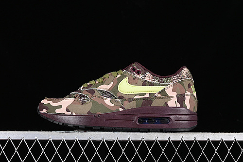 Nike AIR MAX 1 86 OG BIG BUBBLE CAMO EARTH/LIGHT LEMON TWIST/OIL GREEN · FN8358-200, photo 1