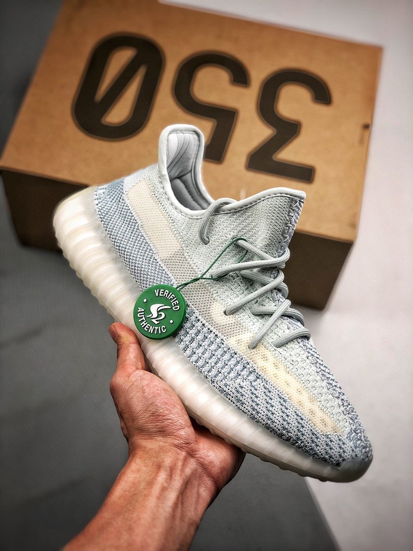 Adidas [FW3043]-[YEEZY BOOST 350 V2 NON-REFLECTIVE CLOUD WHITE/CLOUD WHITE]-[UNISEX:36-46], photo 1