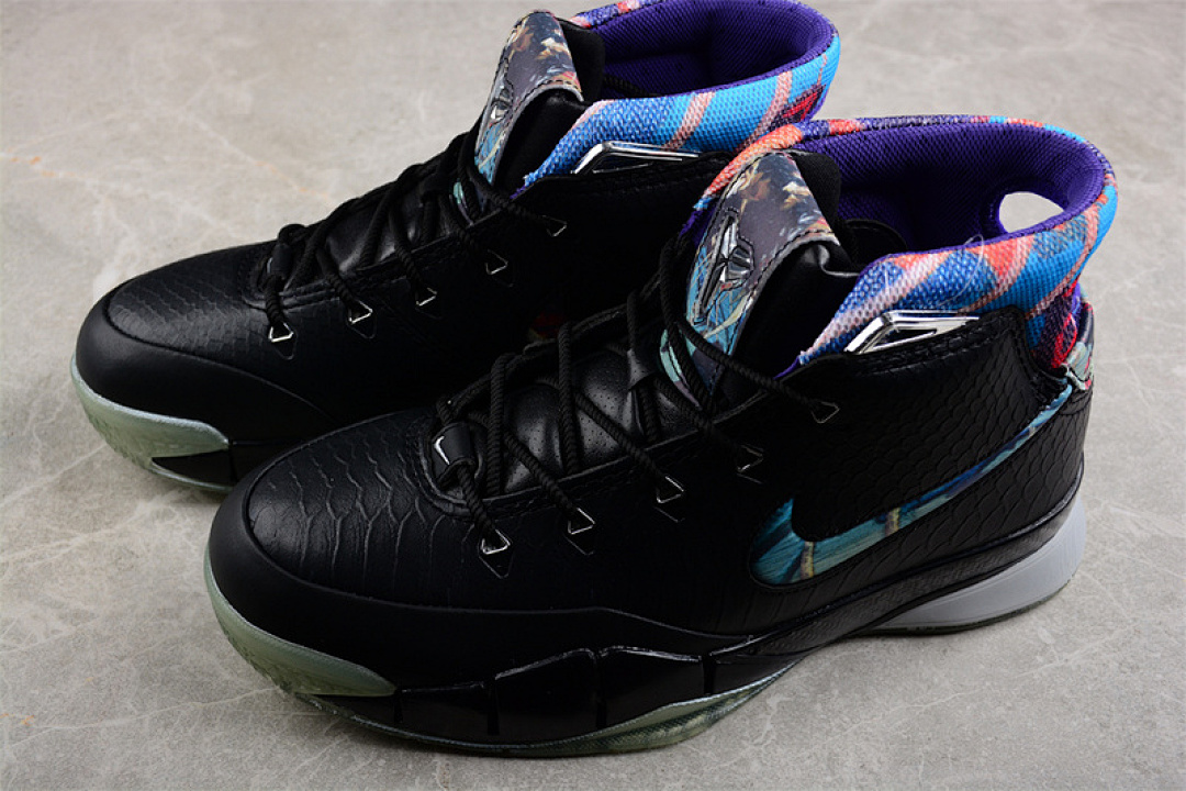 Nike [640221-001]-[ZOOM KOBE 1 BLACK/MULTI-COLOR-WOLF GREY]-[MAN:40-46] - Image 11