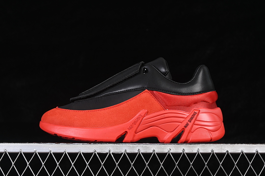 Unbranded [RAF SIMONS ANTEI CASUAL LIFE SHOES BLACK/DARK RED]-[MAN:41-45], photo 1