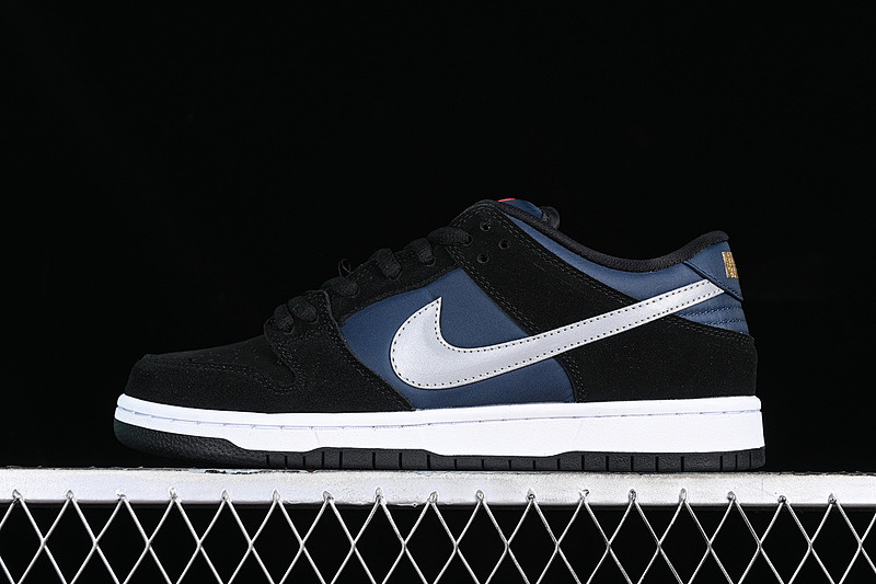 Nike DUNK LOW PRO SB BLACK/REFLECT SILVER-NEW SLATE · 304292-035, photo 1