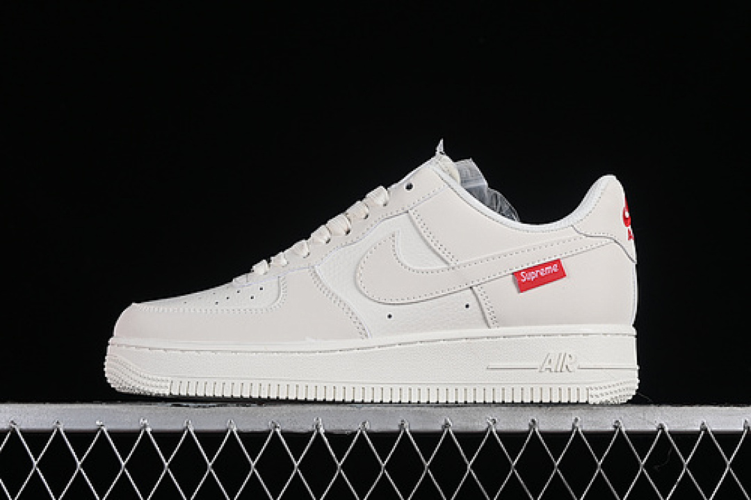 Nike Nike SUPREME X AIR FORCE 1 07 LOW OFF WHITE/GREY · HD1968-007, photo 1