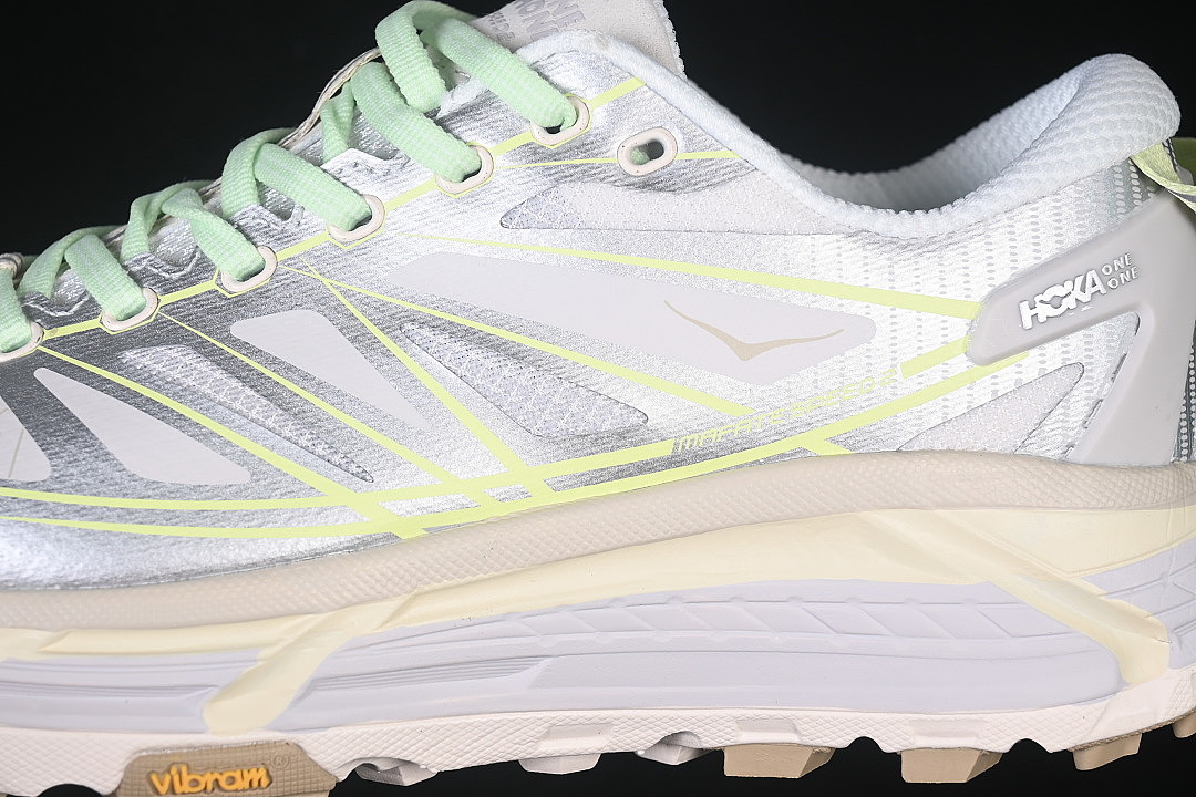 Hoka [1126851-SVRG]-[LIGHTWEIGHT MOUNTAIN RUNNING SHOES WHITE/SILVER]-[WOMAN:36-39]-[MAN:40-45] - Image 8