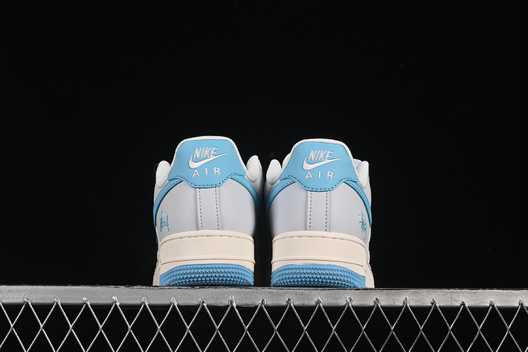 Nike [JJ2508-717]-[AIR FORCE 1 07 LOW WHITE/GREY/BLUE]-[WOMAN:36-39]-[MAN:40-45] - Image 14