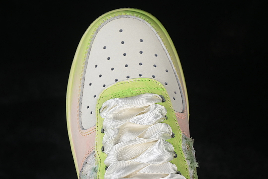 Nike [FJ7740-101]-[AIR FORCE 1 07 LOW WHITE/GREEN/PINK]-[WOMAN:36-39]-[MAN:40-45] - Image 10