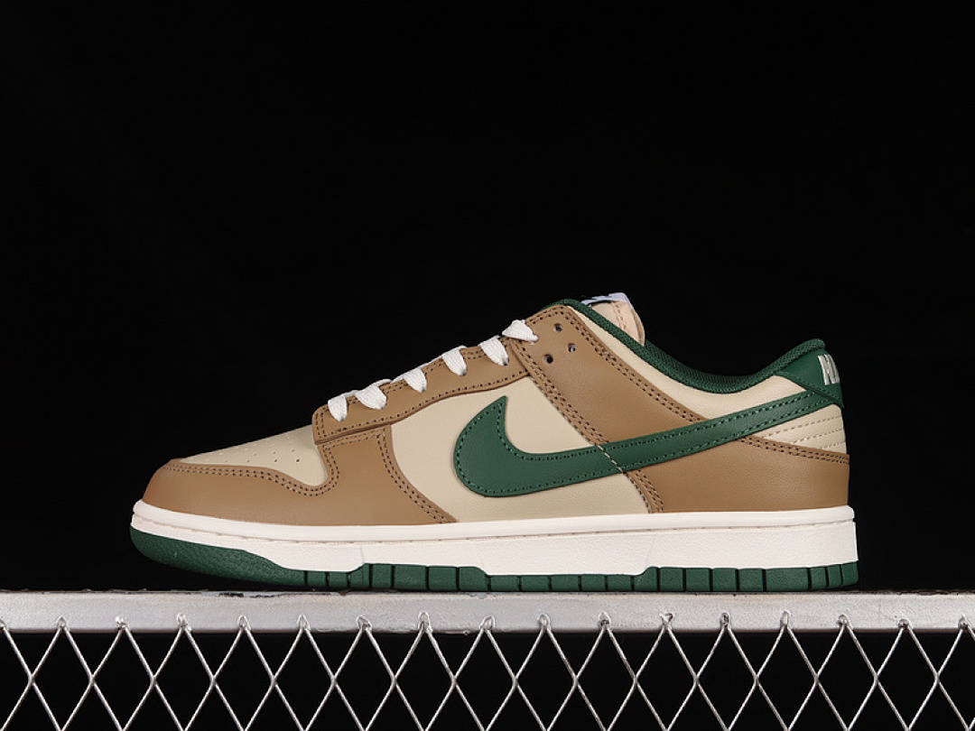 Unbranded [FB7160-231]-[DUNK LOW RATTAN BROWN/CANYON GREEN/SAIL/WHITE/DEEP DRIFTWOOD (BROWN]), photo 1