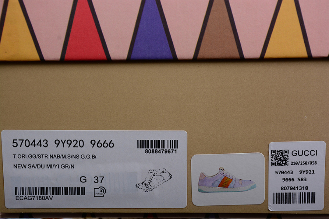 Gucci [GU*CCI ACE EMBROIDERED LOW-TOP PURPLE/MULTI-COLOR]-[WOMAN:35-40] - Image 2