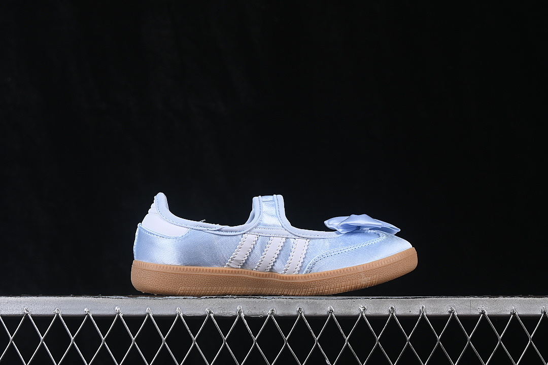 Adidas [IH1755]-[SAMBA JANE MARY BABY SHOES LIGHT BLUE/BLUE]-[KID:28-34] - Image 15