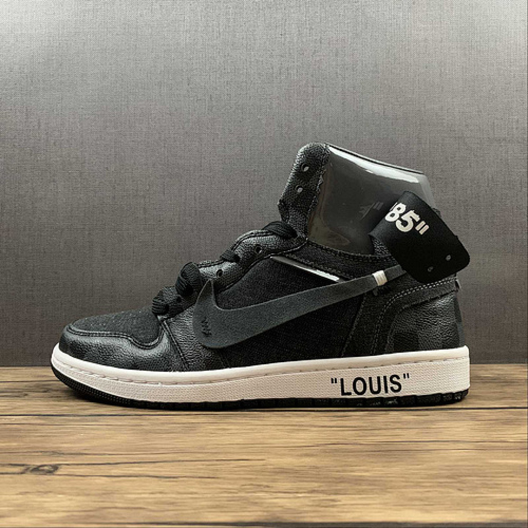 Jordan [AIR JORDAN 1 X LV BLACK/BLACK/WHITE]-[WOMAN:36-39]-[MAN:40-47.5], photo 1