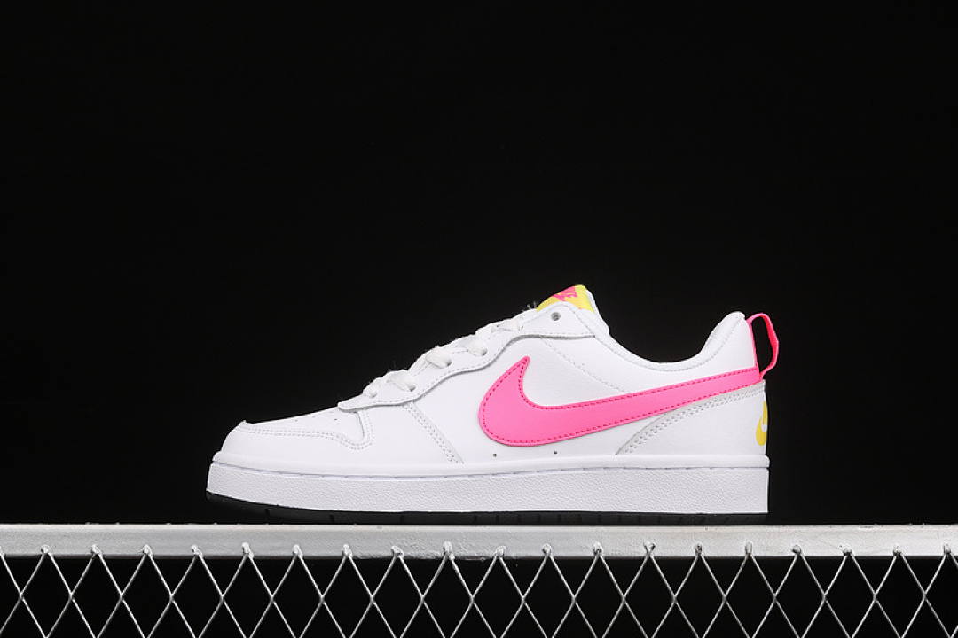 Unbranded [BQ5448-108]-[COURT BOROUGH LOW 2 GS WHITE/WHITE/SUNSET PULSE]-[WOMAN:36-40], photo 1