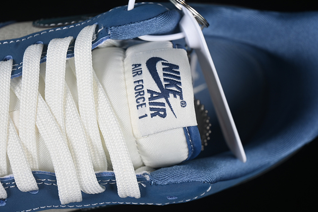 Nike [KK1988-068]-[AIR FORCE 1 07 LOW WHITE/BLUE]-[WOMAN:36-39]-[MAN:40-45] - Image 9