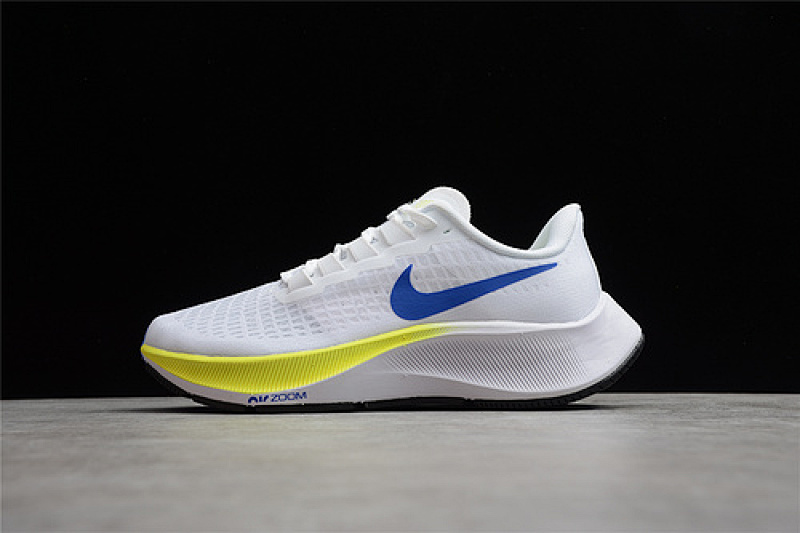 Nike Nike AIR ZOOM PEGASUS 37 WHITE/CYBER/BLACK/RACER BLUE · BQ9646-102, photo 1