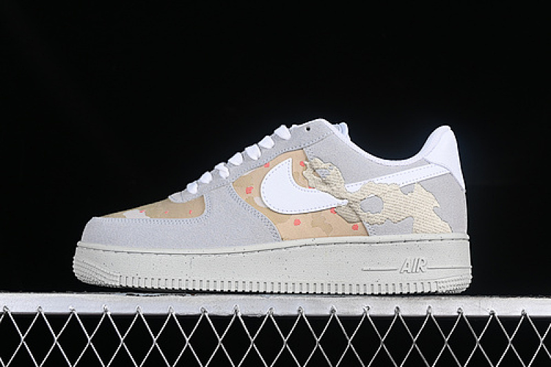 Nike Nike AIR FORCE 1 07 LOW DESERT CAMO PHOTON DUST/TEAM ORANGE/GRAIN/PHOTON DUST · DD1175-001, photo 1