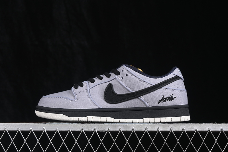 Nike SB DUNK LOW CASUAL SNEAKERS GREY/BLACK/GREY · FN5880-001, photo 1