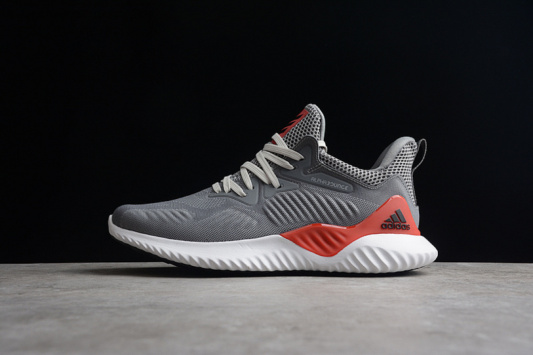 Unbranded [AC8625]-[ALPHABOUNCE BEYOND SHOES COOL GREY/CLOUD WHITE/RED]-[WOMAN:36-39]-[MAN:40-45], photo 1