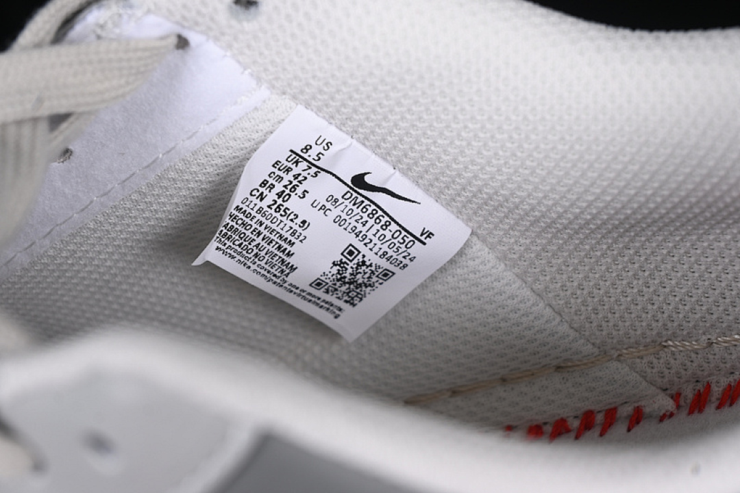 Nike [DM6688-050]-[AIR FORCE 1 07 LOW CDG WHITE/RED/GREY]-[WOMAN:36-39]-[MAN:40-45] - Image 7