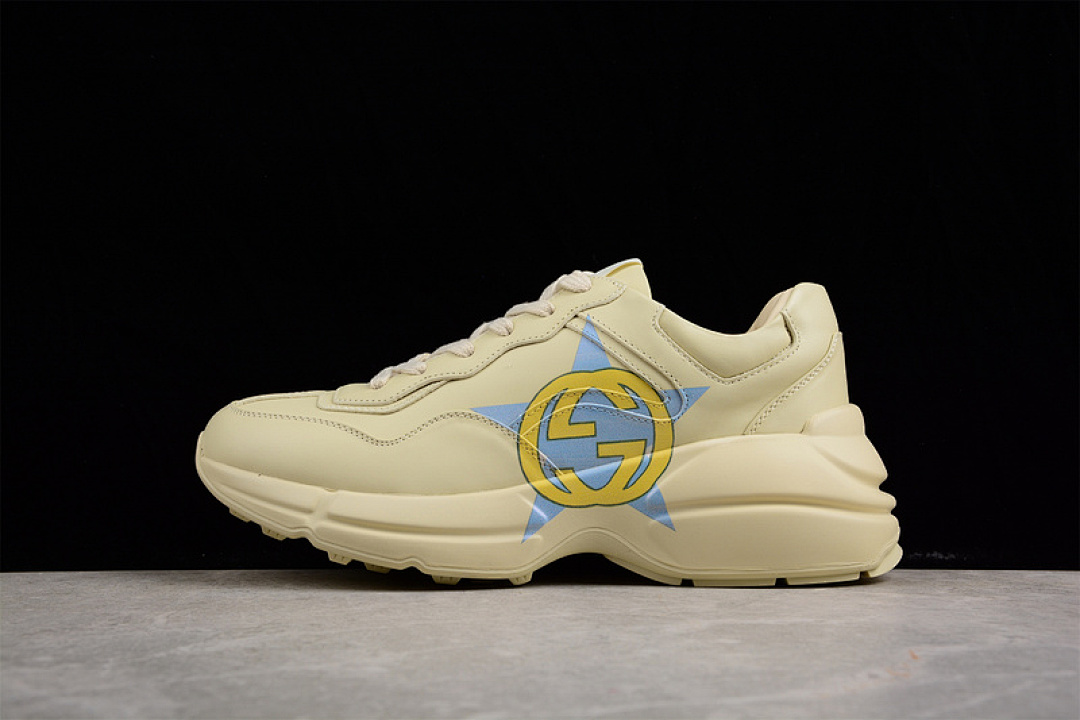 On Running On Running GU*CCI RHYTON VINTAGE TRAINER SNEAKER BEIGE/BEIGE/GREEN]-[WOMAN:35-39]-[MAN:40-44], photo 1