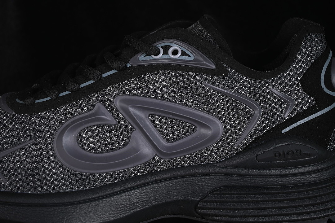 Dior [3SN342ABFH968]-[LOW-TOP CASUAL LIFESTYLE SHOES BLACK/BLACK]-[WOMAN:38-39]-[MAN:40-47] - Image 7
