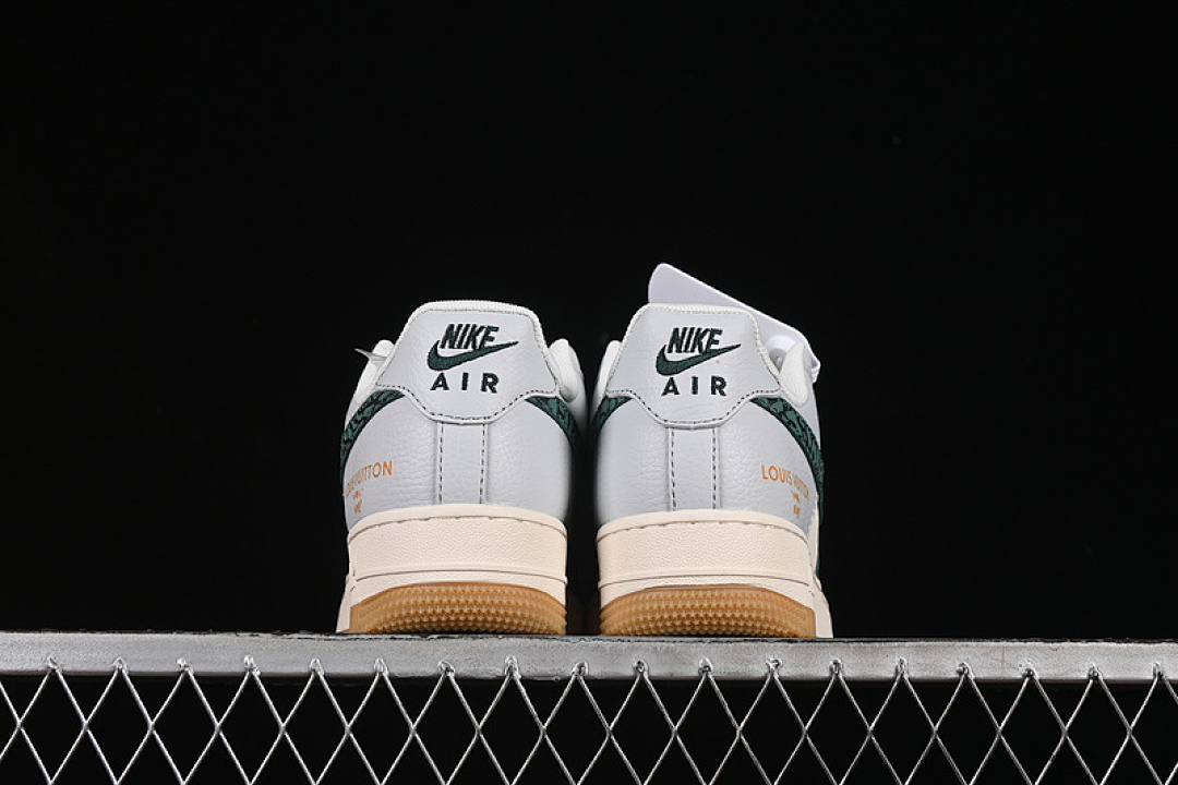 Nike [ZH2598-306]-[AIR FORCE 1 07 LOW LV WHITE/GREY/GREEN]-[WOMAN:36-39]-[MAN:40-45] - Image 14