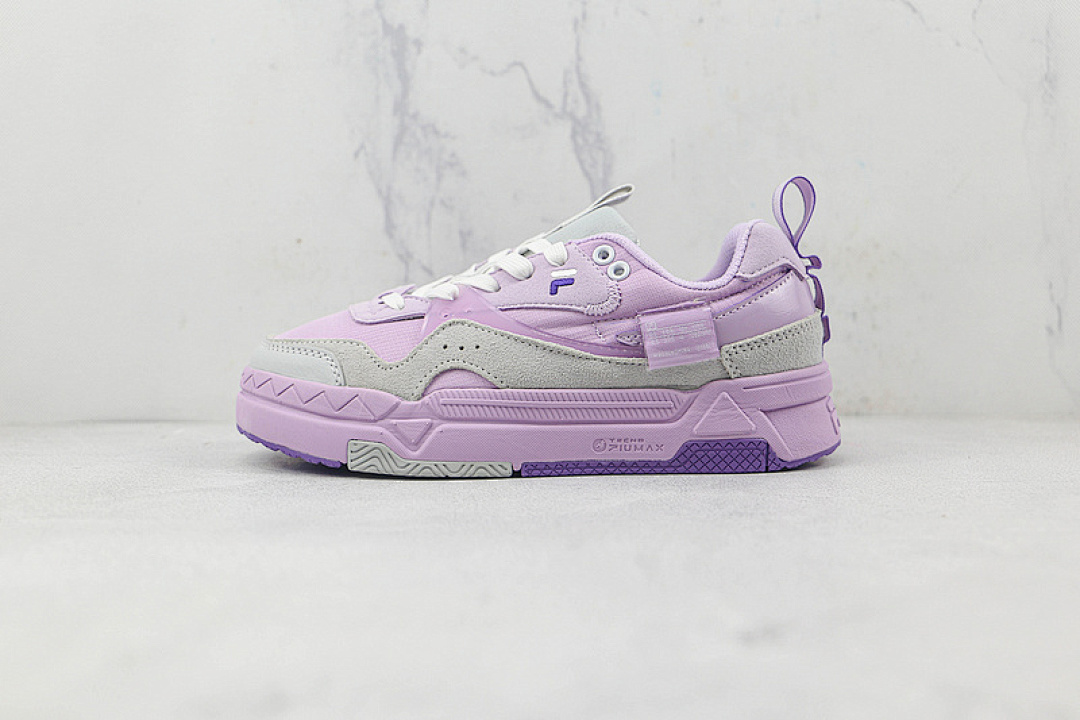 Purple [FI*LA FUSION PLATFORM DAD SHOES GREY/LIGHT PURPLE/PURPLE]-[WOMAN:35.5-40], photo 1