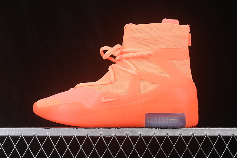 Fear of God AIR Fear of God 1 STRING HIGH-TOP CASUAL BOOTS ORANGE/DARK ORANGE · AR4237-800, photo 1