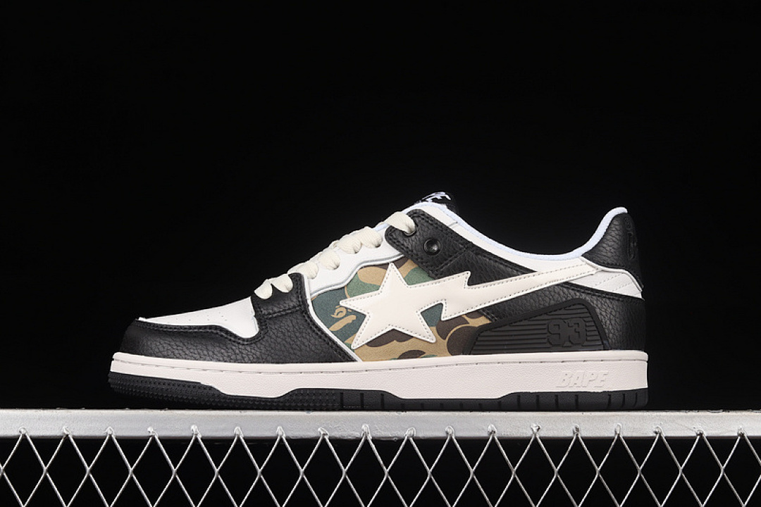 Bape HUMAN MADE Bape STA SK8 TO NIGO BLACK/CAMO/WHITE · 1H20191033, photo 1