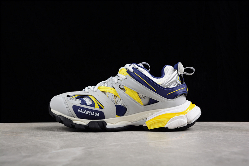 Balenciaga TRACK SNEAKER GREY/YELLOW/BLUE · W3AC49471, photo 1