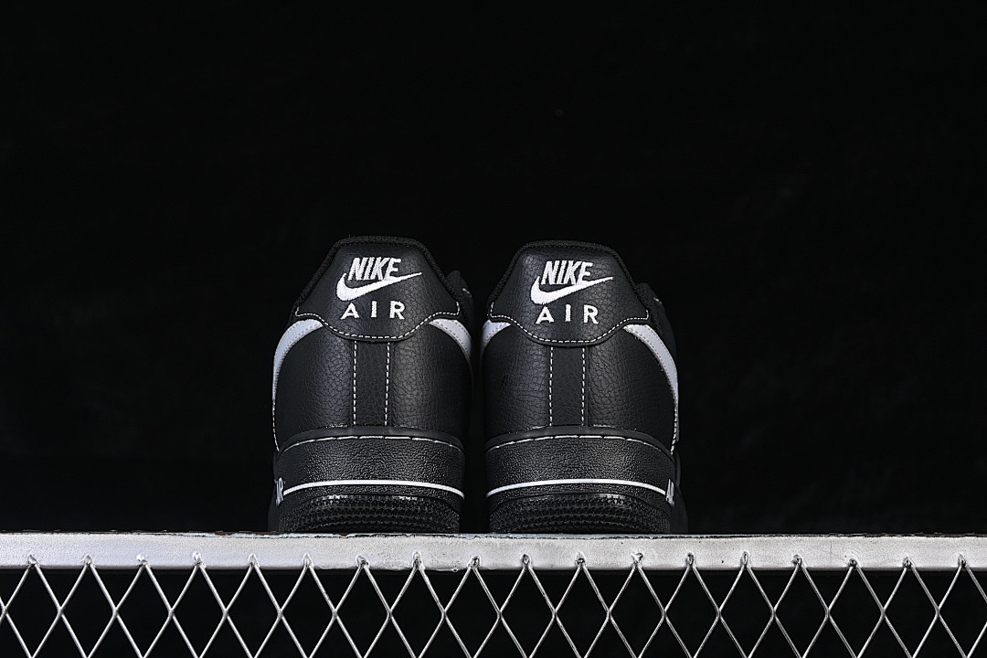 Nike [ZH0316-154]-[AIR FORCE 1 07 LOW BLACK/SILVER/BLACK]-[WOMAN:36-39]-[MAN:40-45] - Image 14