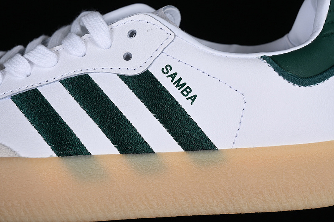 Adidas [ID0440]-[SAMBA VEGAN WHITE/BLACK/GREEN]-[WOMAN:36-39]-[MAN:40-45] - Image 8