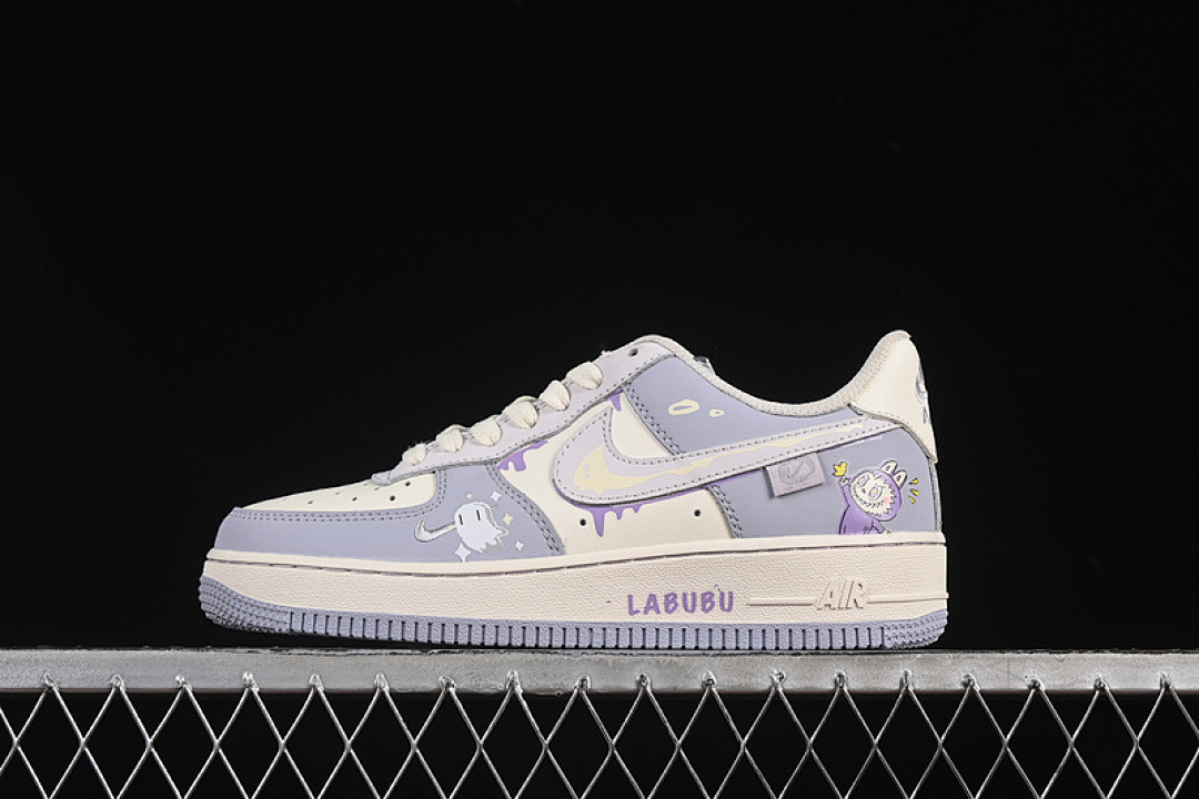 Nike [DB3301-221]-[AIR FORCE 1 07 LOW WHITE/PURPLE]-[WOMAN:36-39]-[MAN:40-45] - Image 2