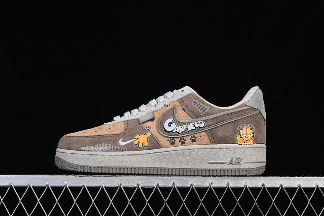 Nike [CD1212-333]-[AIR FORCE 1 07 LOW BROWN/KHAKI/GREY]-[WOMAN:36-39]-[MAN:40-45] - Image 2