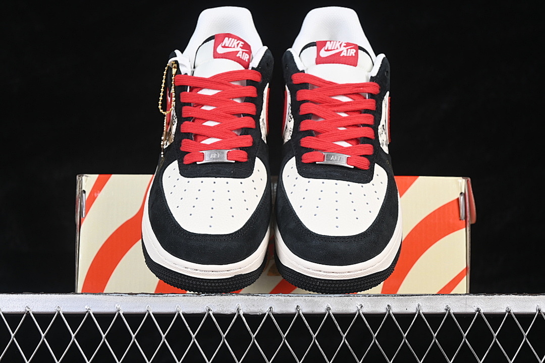 Nike [QW5288-132]-[AIR FORCE 1 07 LOW WHITE/BLACK/RED]-[WOMAN:36-39]-[MAN:40-45] - Image 13