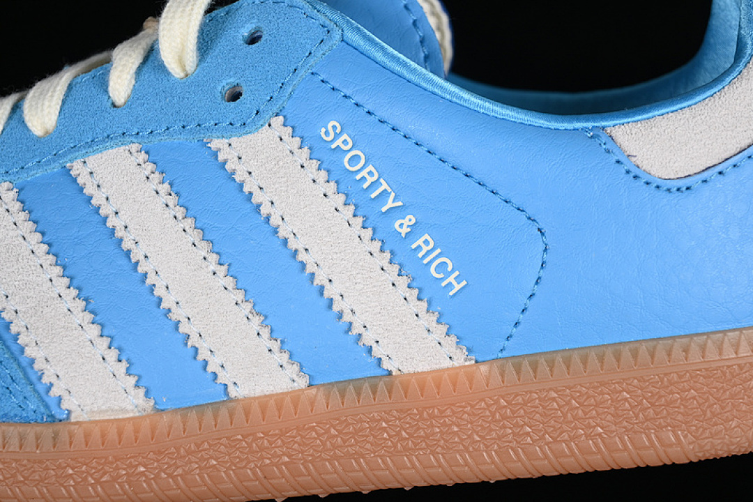 Adidas [IE6975]-[SAMBA OG SPORTY&RICH GREY/BLUE/BROWN]-[WOMAN:35-39]-[MAN:40-46] - Image 8