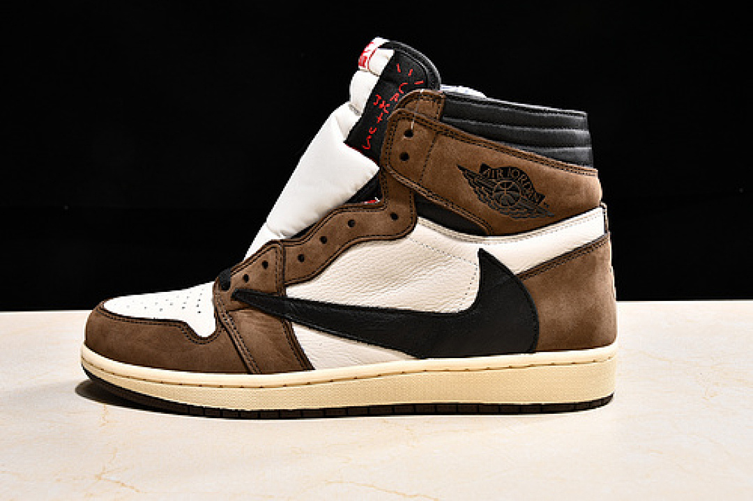 Jordan AIR Jordan 1 HIGH OG TRAVIS SCOTT SP DARK MOCHA/BLACK/WHITE · CD4487-100, photo 1