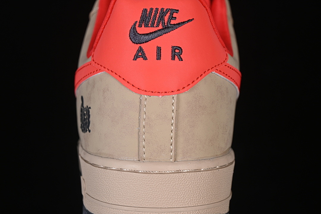 Nike [KD1688-002]-[AIR FORCE 1 07 LOW MOCHA BROWNISH/RED]-[WOMAN:36-39]-[MAN:40-45] - Image 7
