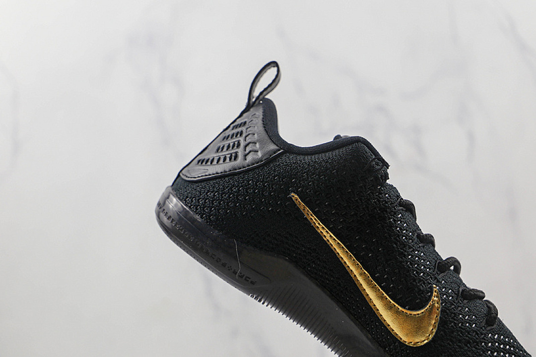 Nike [869495-001]-[KOBE 11 ELITE LOW PALE HORSE LR BLACK/BLACK/METALLIC GOLD]-[MAN:40-46] - Image 5