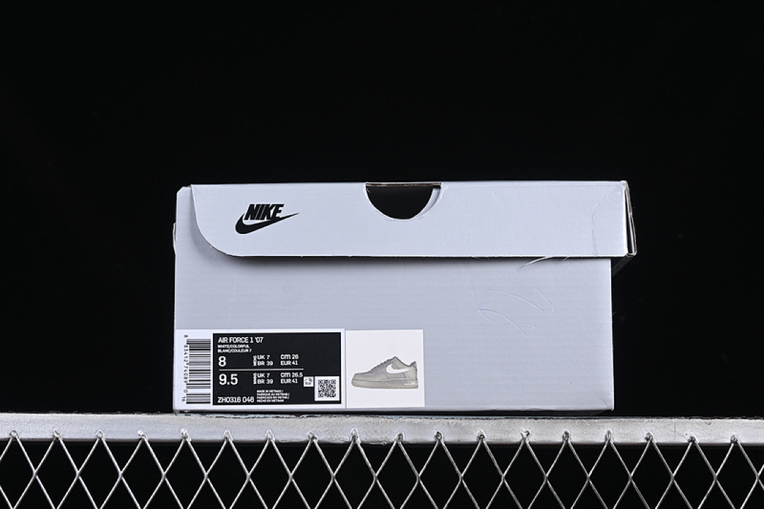 Nike [ZH0316-046]-[AIR FORCE 1 07 LOW BLACK/WHITE]-[WOMAN:36-39]-[MAN:40-45] - Image 12