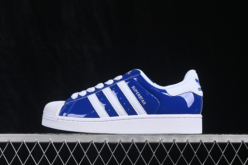 Adidas SUPERSTAR II SHELL TOE CASUAL SNEAKERS KLEIN BLUE/WHITE · KH9039, photo 1